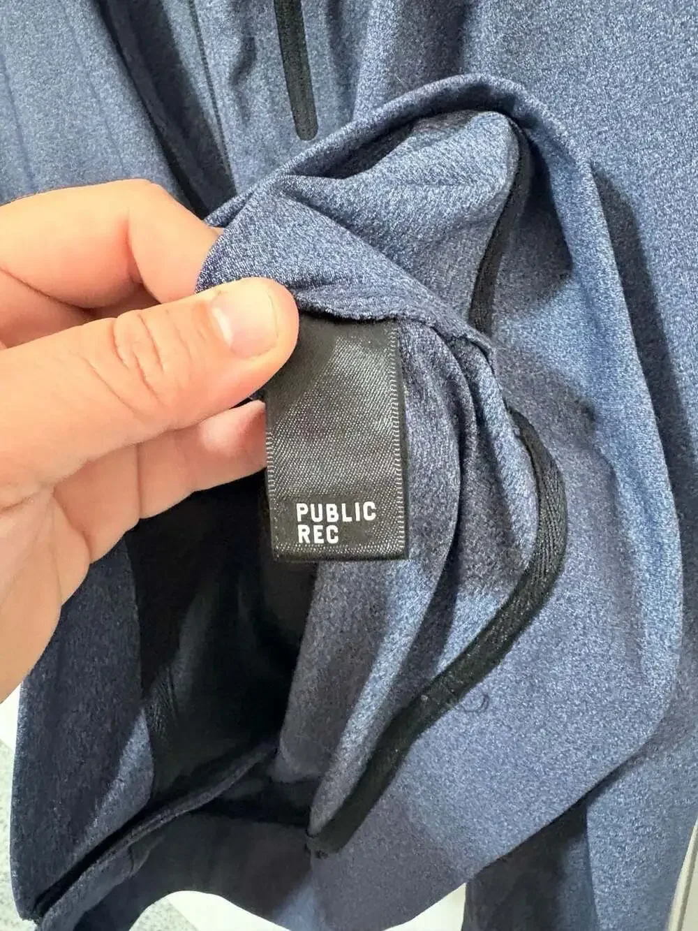 Public Rec All Day Every Day Full Zip Jacket Heather Blue XL